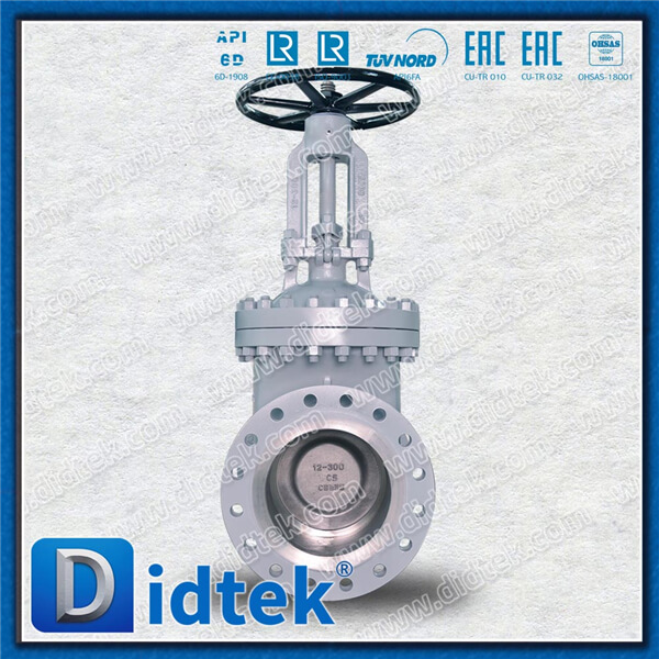 Didtek 300LB 12" High Temperature 500℃ ASTM A217 C5 Gate Valve