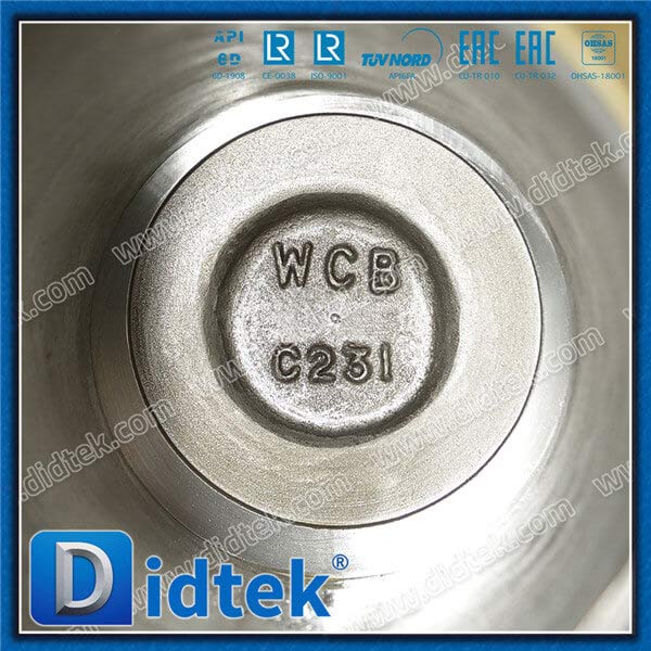 Didtek Butt Weld Carbon Steel WCB 8'' 600 Gate Valve