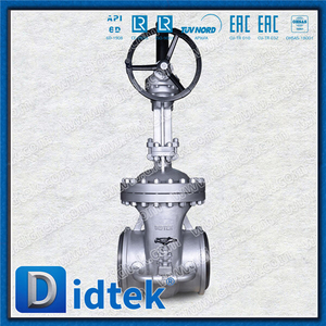 Didtek Cast Steel A216 WCB Bolt Bonnet Gate Valve With A105N Bypass