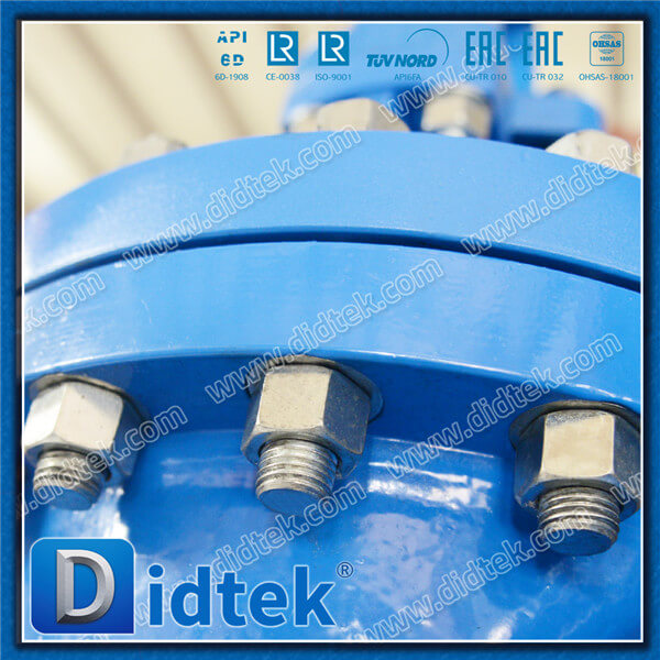 Didtek ISO Mounting Cast Steel Gate Valve With Bare Shaft