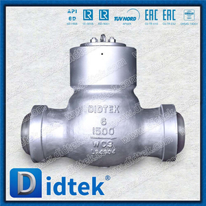 Didtek Refinery Pressure Seal WC9 Chromium Nickel Molybdenum Steel Check Valve