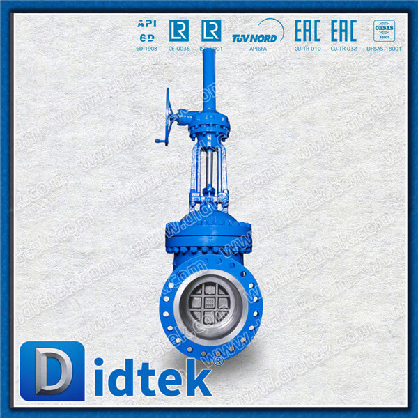 Didtek High Pressure High Temperature WC6 Cr-Mo BB Gate Valve With Bypass