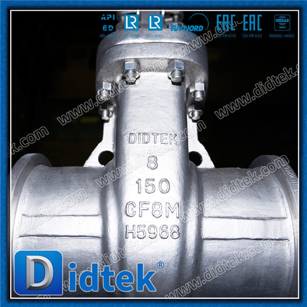 Didtek Cast Steel CF8M Motor Operator 18” 300LB Pipeline Gate Valve